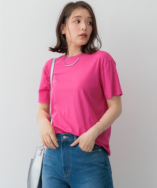 tシャツ 「SLOW/WEB限定」シアーツイストシングルジャージー Tシャツ レディース セール】【SLOW/WEB限定】シアーツイストシングルジャージー T