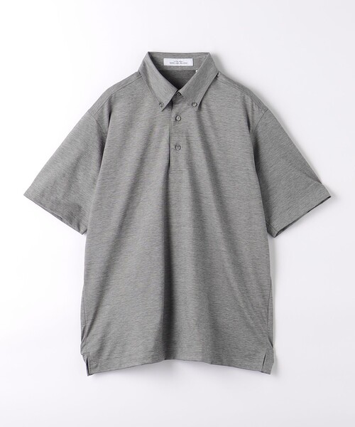 green label relaxing（グリーンレーベルリラクシング）の「シャンブレー ボタンダウン ポロシャツ（ポロシャツ・メンズ・ターコイズブルー/ダークグレー/ロイヤルブルー・S/XL/M/L）」の2枚目の写真
