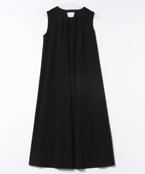 INTERPLANET（インタープラネット）の「カットジョーゼットタックデザインワンピース（ワンピース・レディース・ライトグレー/ブラック/チャコールグレー・FREE）」の8枚目の写真