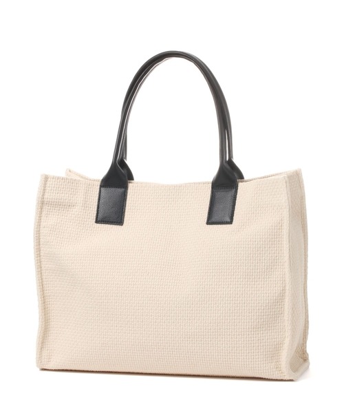 LAKOLE(ラコレ)の「アソートビッグトートバッグ / 116062(トートバッグ・レディース・アイボリー/ブラウン・FREE)」の4枚目の写真