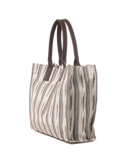 LAKOLE(ラコレ)の「アソートビッグトートバッグ / 116062(トートバッグ・レディース・アイボリー/ブラウン・FREE)」の5枚目の写真