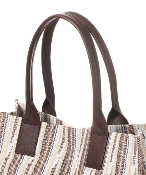 LAKOLE(ラコレ)の「アソートビッグトートバッグ / 116062(トートバッグ・レディース・アイボリー/ブラウン・FREE)」の8枚目の写真