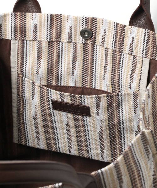 LAKOLE(ラコレ)の「アソートビッグトートバッグ / 116062(トートバッグ・レディース・アイボリー/ブラウン・FREE)」の14枚目の写真