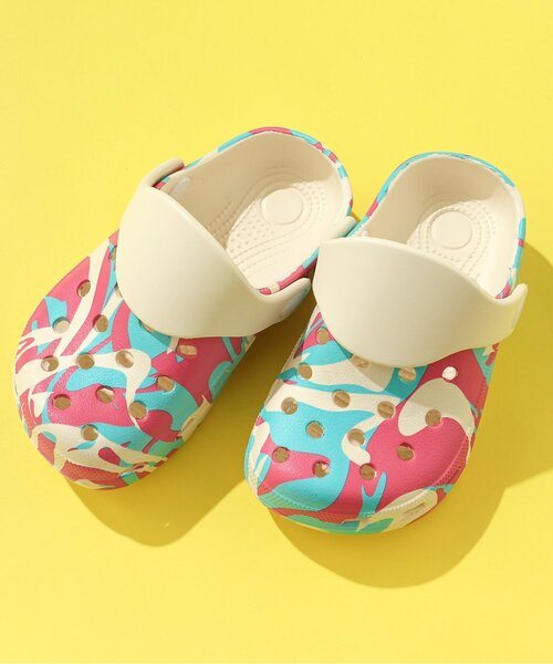 BREEZE（ブリーズ）の「2WAYストラップ付EVAサンダル（サンダル・キッズ・ライム/レインボー/ドット/チェック・16/17/15 /21/18/20/19）」の3枚目の写真
