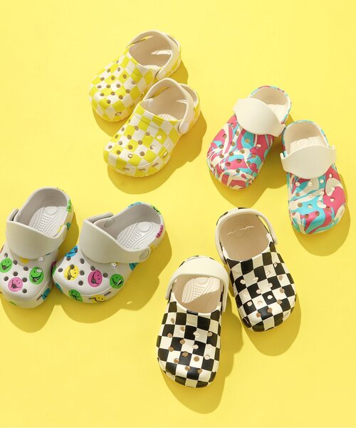 BREEZE（ブリーズ）の「2WAYストラップ付EVAサンダル（サンダル・キッズ・ライム/レインボー/ドット/チェック・16/17/15 /21/18/20/19）」の5枚目の写真