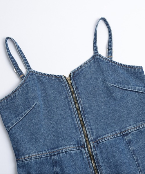 La-gemme（ラジェム）の「デニムジャンパースカート（ジャンパースカート・レディース・ブルー系その他/ブルー・L/M）」の10枚目の写真