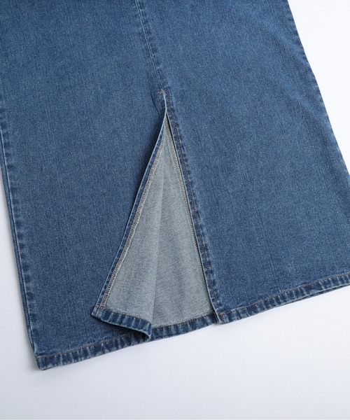 La-gemme（ラジェム）の「デニムジャンパースカート（ジャンパースカート・レディース・ブルー系その他/ブルー・L/M）」の5枚目の写真