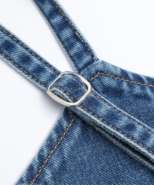 La-gemme（ラジェム）の「デニムジャンパースカート（ジャンパースカート・レディース・ブルー系その他/ブルー・L/M）」の8枚目の写真