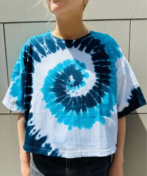 ONE DAY KMC (ワンデイケーエムシー)の「チャイハネ / ダイポップT-SH / TXX-4650(Tシャツ/カットソー・レディース・ブルー/ブラック/その他・ONESIZE)」の2枚目の写真