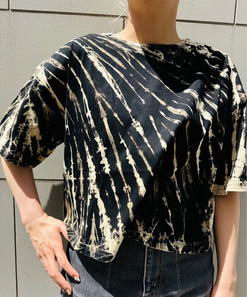 ONE DAY KMC (ワンデイケーエムシー)の「チャイハネ / ダイポップT-SH / TXX-4650(Tシャツ/カットソー・レディース・ブルー/ブラック/その他・ONESIZE)」の1枚目の写真