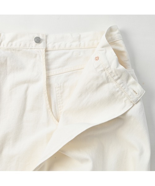 45R（フォーティファイブアール）の「ライ麦デニムのクロスオーバースカート（ホワイト）（スカート・レディース・ホワイト・MEDIUM/LARGE）」の8枚目の写真