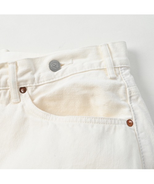 45R（フォーティファイブアール）の「ライ麦デニムのクロスオーバースカート（ホワイト）（スカート・レディース・ホワイト・MEDIUM/LARGE）」の6枚目の写真