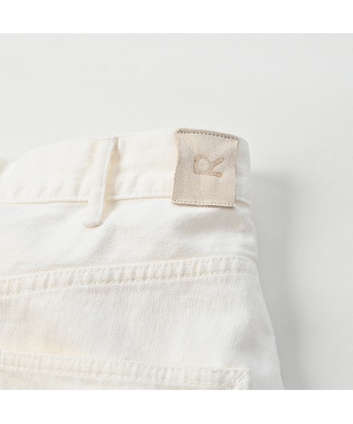 45R（フォーティファイブアール）の「ライ麦デニムのクロスオーバースカート（ホワイト）（スカート・レディース・ホワイト・MEDIUM/LARGE）」の2枚目の写真