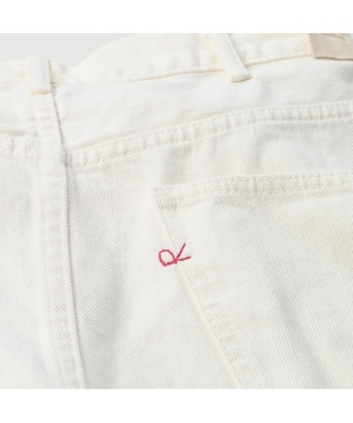 45R（フォーティファイブアール）の「ライ麦デニムのクロスオーバースカート（ホワイト）（スカート・レディース・ホワイト・MEDIUM/LARGE）」の17枚目の写真