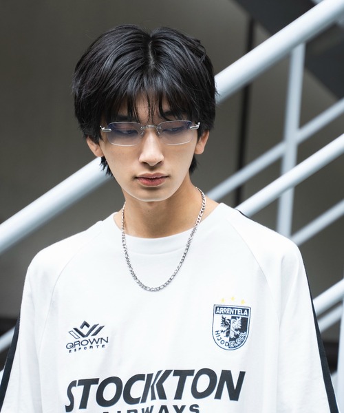 WEGO（ウィゴー）の「WEGO/リムレスデザインアイウェア（メガネ・レディース・シルバー・FREE）」の2枚目の写真