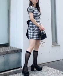 NOMAE | バックオープンリボンミニワンピース(ワンピース)
