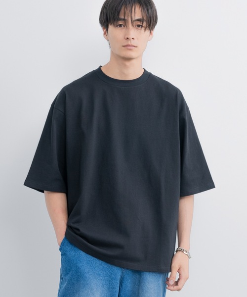 SINSS（シンス）の「Loose fit heavyweight T-shirt / ルーズフィットヘビーウェイトTシャツ（Tシャツ/カットソー・メンズ・ホワイト/レッド/ブラック・SMALL/MEDIUM/LARGE）」の2枚目の写真