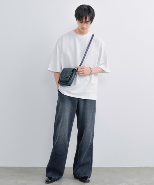 SINSS（シンス）の「Loose fit heavyweight T-shirt / ルーズフィットヘビーウェイトTシャツ（Tシャツ/カットソー・メンズ・ホワイト/レッド/ブラック・SMALL/MEDIUM/LARGE）」の9枚目の写真