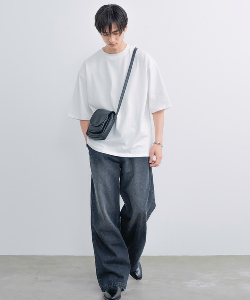 SINSS（シンス）の「Loose fit heavyweight T-shirt / ルーズフィットヘビーウェイトTシャツ（Tシャツ/カットソー・メンズ・ホワイト/レッド/ブラック・SMALL/MEDIUM/LARGE）」の10枚目の写真