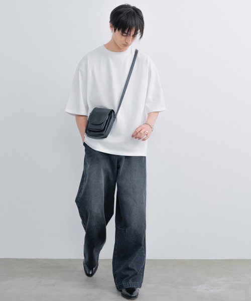 SINSS（シンス）の「Loose fit heavyweight T-shirt / ルーズフィットヘビーウェイトTシャツ（Tシャツ/カットソー・メンズ・ホワイト/レッド/ブラック・SMALL/MEDIUM/LARGE）」の11枚目の写真