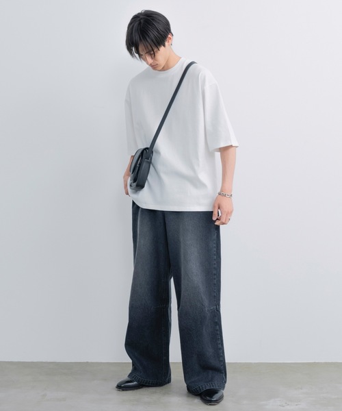 SINSS（シンス）の「Loose fit heavyweight T-shirt / ルーズフィットヘビーウェイトTシャツ（Tシャツ/カットソー・メンズ・ホワイト/レッド/ブラック・SMALL/MEDIUM/LARGE）」の14枚目の写真