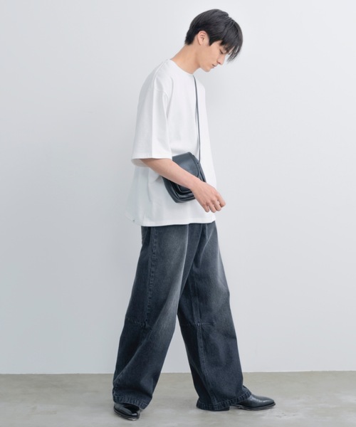 SINSS（シンス）の「Loose fit heavyweight T-shirt / ルーズフィットヘビーウェイトTシャツ（Tシャツ/カットソー・メンズ・ホワイト/レッド/ブラック・SMALL/MEDIUM/LARGE）」の16枚目の写真