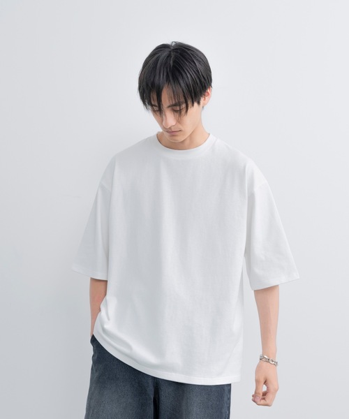 SINSS（シンス）の「Loose fit heavyweight T-shirt / ルーズフィットヘビーウェイトTシャツ（Tシャツ/カットソー・メンズ・ホワイト/レッド/ブラック・SMALL/MEDIUM/LARGE）」の18枚目の写真
