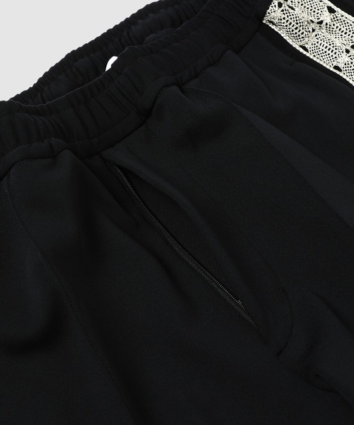 SASQUATCHfabrix.(サスクワァッチファブリックス)の「LACE TAPE TRACK PANTS(その他パンツ・メンズ・ブラック/パープル系その他・L/M)」の11枚目の写真