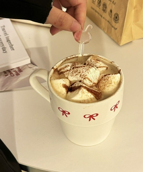 shyリボンコーヒーカップ（グラス/マグカップ/タンブラー）｜Made in I