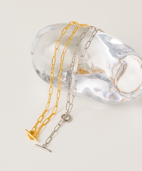 muku(ムク)の「スリムマンテルチェーンネックレス(ネックレス・レディース・ゴールド/シルバー・45)」の2枚目の写真