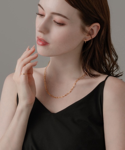 muku(ムク)の「スリムマンテルチェーンネックレス(ネックレス・レディース・ゴールド/シルバー・45)」の4枚目の写真