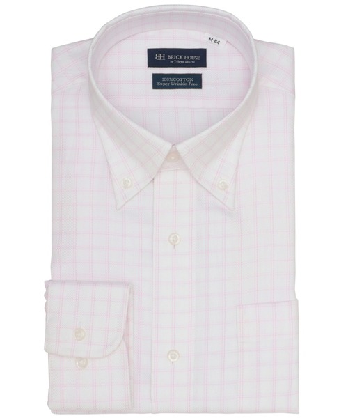 形態安定ノーアイロン ボタンダウン 長袖ビジネスワイシャツ（ビジネスシャツ）｜TOKYO SHIRTS（トウキョウシャツ）ビジネスシャツ