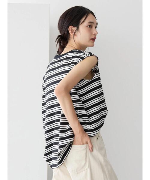 tシャツ ショルダータックノースリーブプルオーバー レディース AMERICAN HOLIC tシャツ 接触冷感ショルダータックノースリーブ