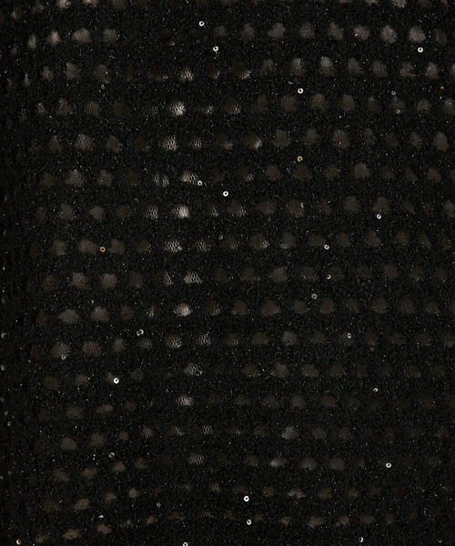 abahouse mavie（アバハウスマヴィ）の「【メッシュ/長袖】スパンコールニット（ニット/セーター・レディース・ブラック/グレイッシュベージュ/ベージュ・フリー）」の13枚目の写真