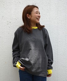 SOGLIA/ソリア OPEN END SOLID LONG SLEEVE T リンガーT