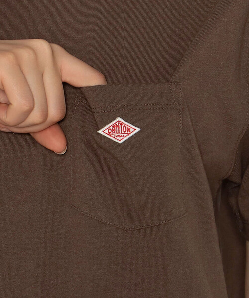 WOMEN'S SHORT SLEEVE POCKET T-SHIRT PLAIN（Tシャツ/カットソー）｜DANTON（ダントン）