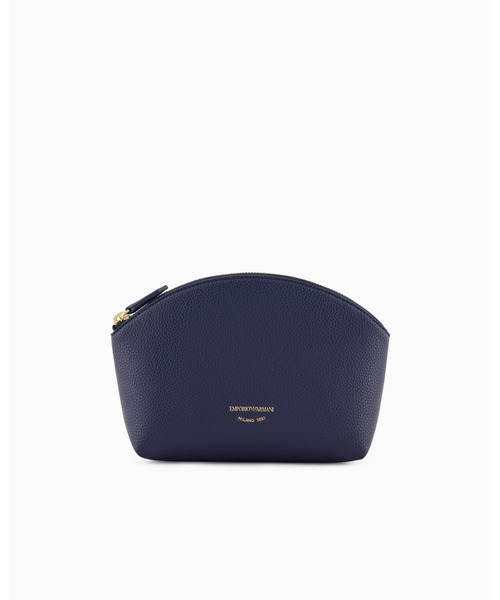 EMPORIO ARMANI（エンポリオアルマーニ）の「【エンポリオ アルマーニ】MyEA ウォッシュバッグ ディアプリント（ポーチ・レディース・ブラック/ワインレッド/ダークパープル・FREE）」の4枚目の写真