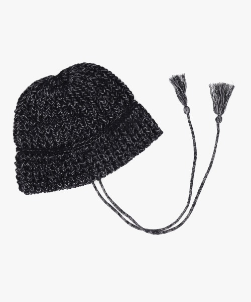 OVERRIDE(オーバーライド)の「OVERRIDE KNIT BALLOON CLOCHE HAT SGP / オーバーライド(ハット・レディース・ブラック/ネイビー/レッド・57~59cm)」の10枚目の写真