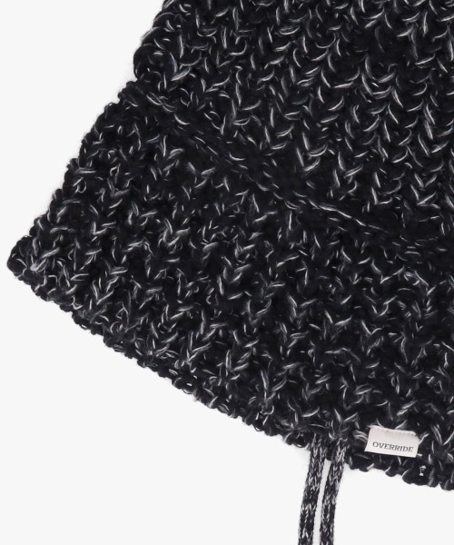 OVERRIDE(オーバーライド)の「OVERRIDE KNIT BALLOON CLOCHE HAT SGP / オーバーライド(ハット・レディース・ブラック/ネイビー/レッド・57~59cm)」の11枚目の写真
