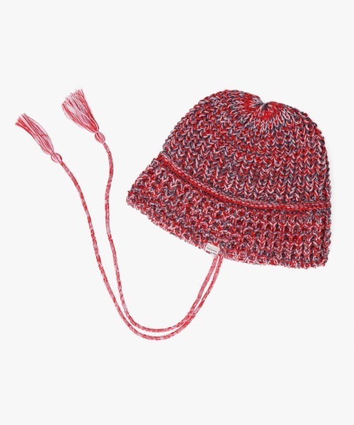 OVERRIDE(オーバーライド)の「OVERRIDE KNIT BALLOON CLOCHE HAT SGP / オーバーライド(ハット・レディース・ブラック/ネイビー/レッド・57~59cm)」の16枚目の写真