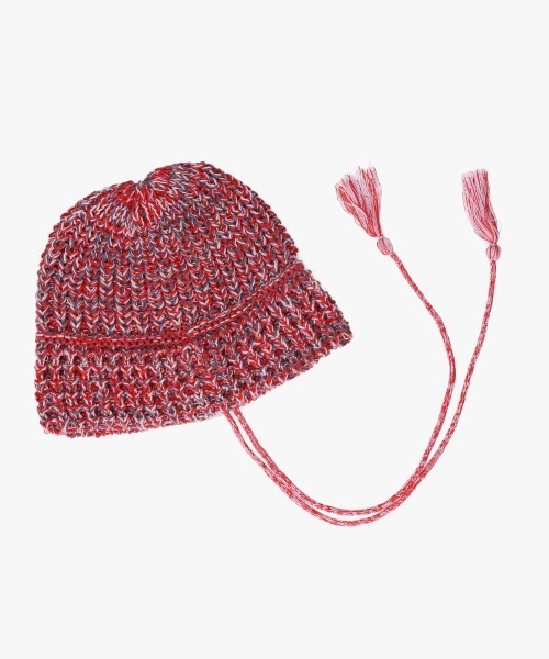 OVERRIDE(オーバーライド)の「OVERRIDE KNIT BALLOON CLOCHE HAT SGP / オーバーライド(ハット・レディース・ブラック/ネイビー/レッド・57~59cm)」の17枚目の写真