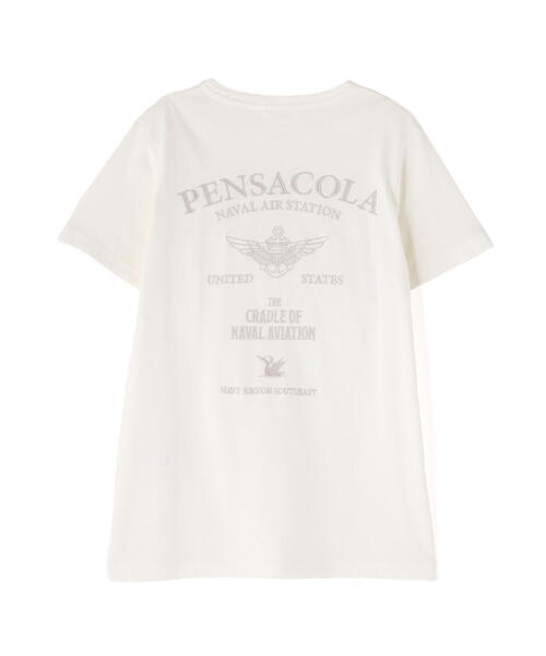 《直営店限定》FADE WASHＴ-SHIRT 'PENSACOLA'/フェイドウォッシュTシャツ'ペンサコーラ'（Tシャツ/カットソー）｜AVIREX（アヴィレックス）