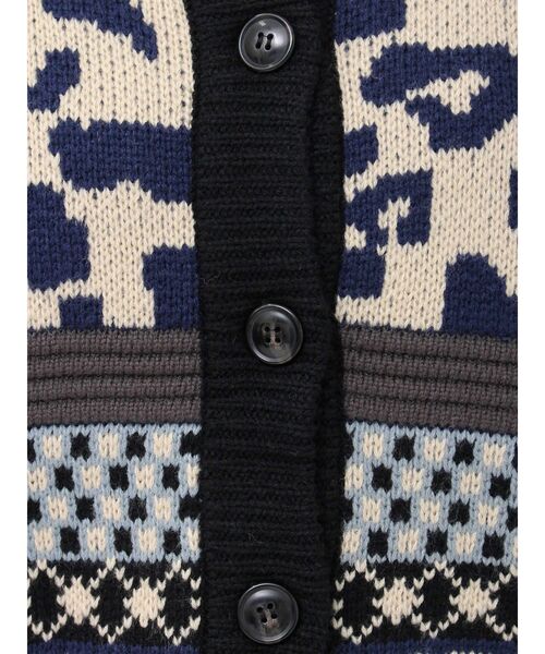 EVRIS(エヴリス)の「2WAYマルチパターンニットトップス(ニット/セーター・レディース・ブルー/ブラック/ベージュ・FREE)」の15枚目の写真