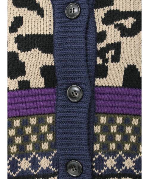 EVRIS(エヴリス)の「2WAYマルチパターンニットトップス(ニット/セーター・レディース・ブルー/ブラック/ベージュ・FREE)」の17枚目の写真