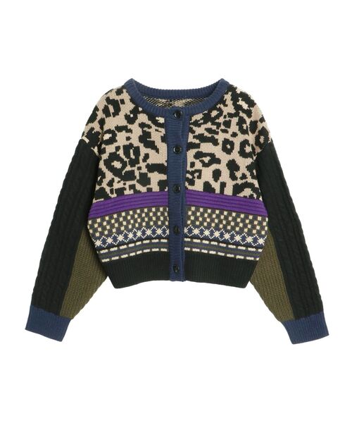 EVRIS(エヴリス)の「2WAYマルチパターンニットトップス(ニット/セーター・レディース・ブルー/ブラック/ベージュ・FREE)」の20枚目の写真