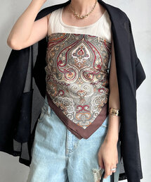 DouDou | 【新色追加】ペイズリー柄スカーフ(ストール/ショール)