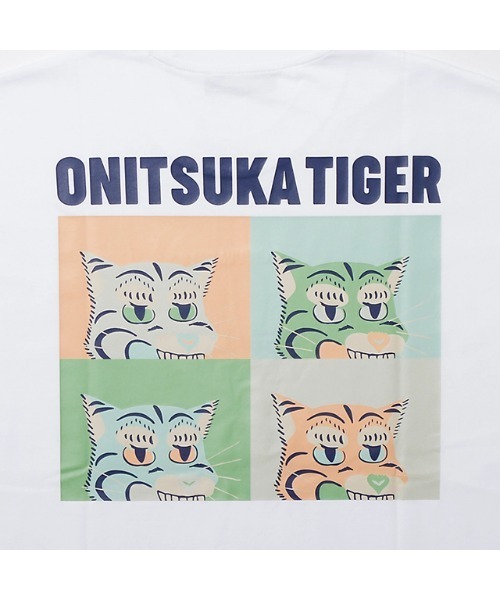 【希少品　美品】オニツカタイガー　虎グラフィック ジップアップ トレーナー M Onitsuka Tiger tシャツ LONG SLEEVE GRAPHIC TEE / ロング