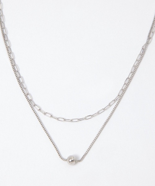 FOREVER 21（フォーエバー トゥエンティーワン）の「２連ネックレス（ネックレス・レディース・ゴールド/シルバー・FREE）」の4枚目の写真