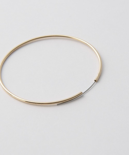 NANO universe(ナノユニバース)の「フープピアス(ピアス(両耳用)・レディース・シルバー/ゴールド・FREE)」の6枚目の写真