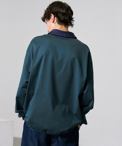 PUBLIC TOKYO　ビューティーコットンコードポロ ビューティーコットンコードポロ(1 BLACK): : メンズ｜PUBLIC